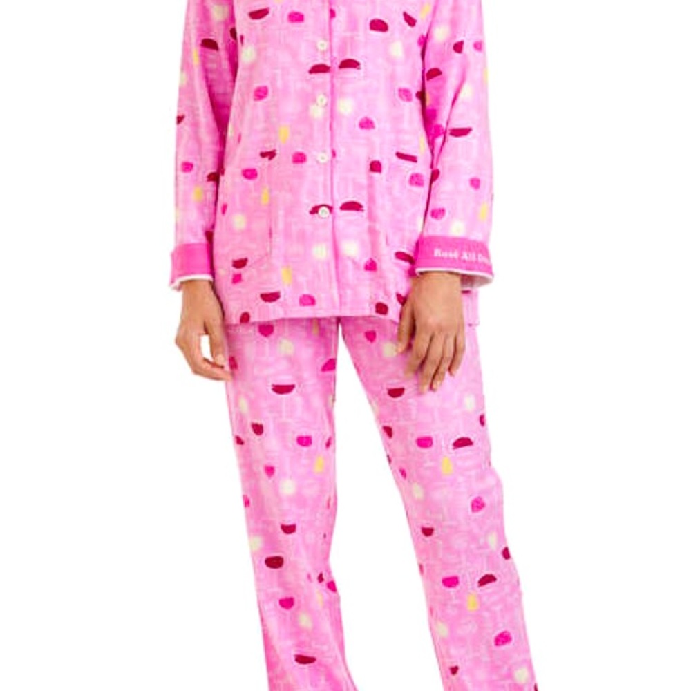 Live, Love, Lounge Flannel Pajama Set